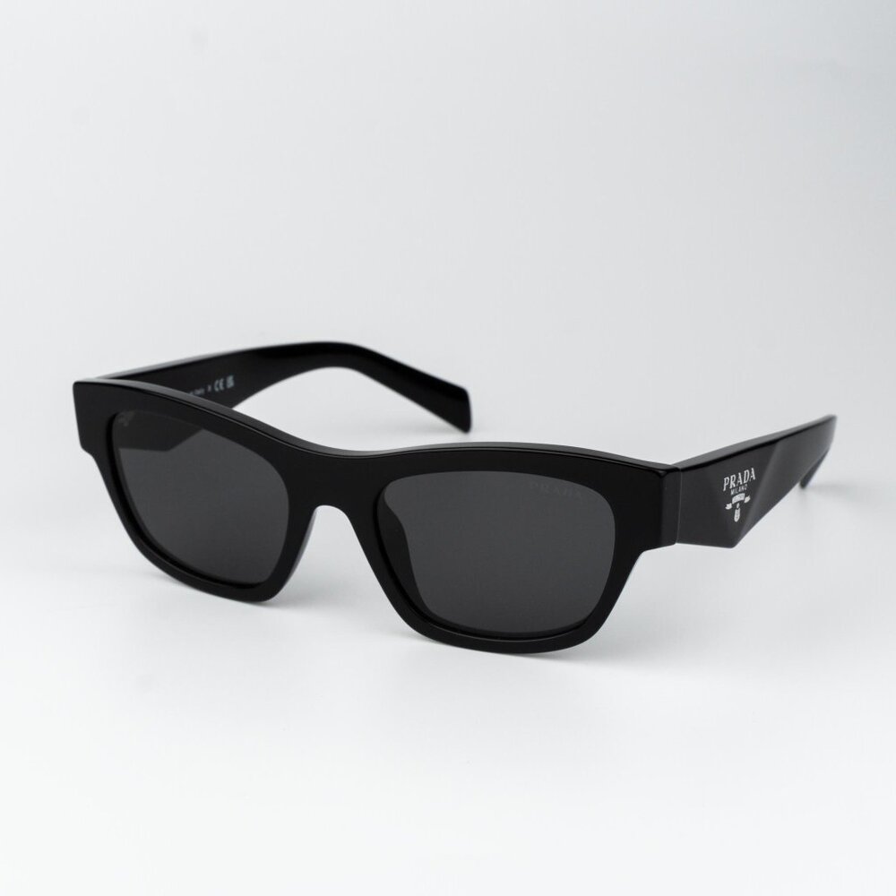 Prada Women Sunglasses Black Square PRB09S 16K08Z NEW AUTHENTIC - Picture 5 of 13